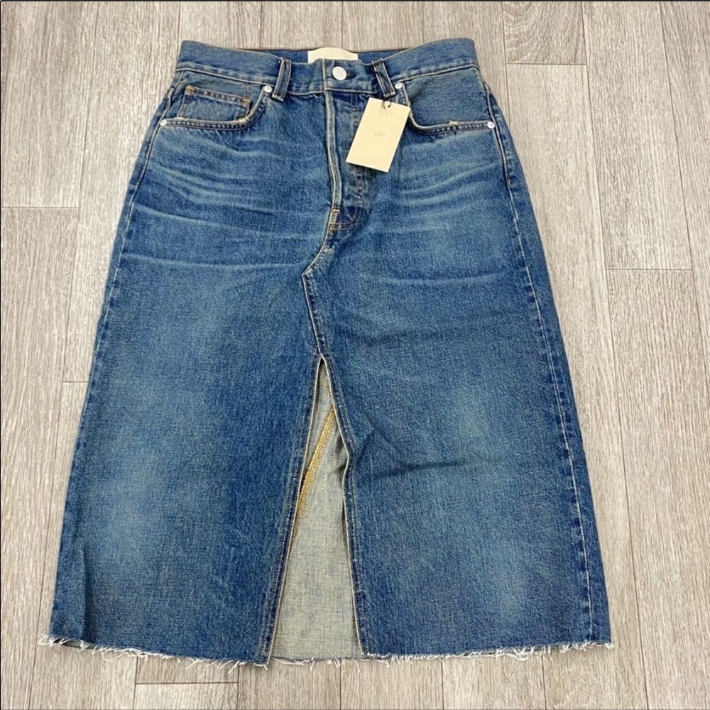 New CQY vintage denim skirt - Picture 3 of 3